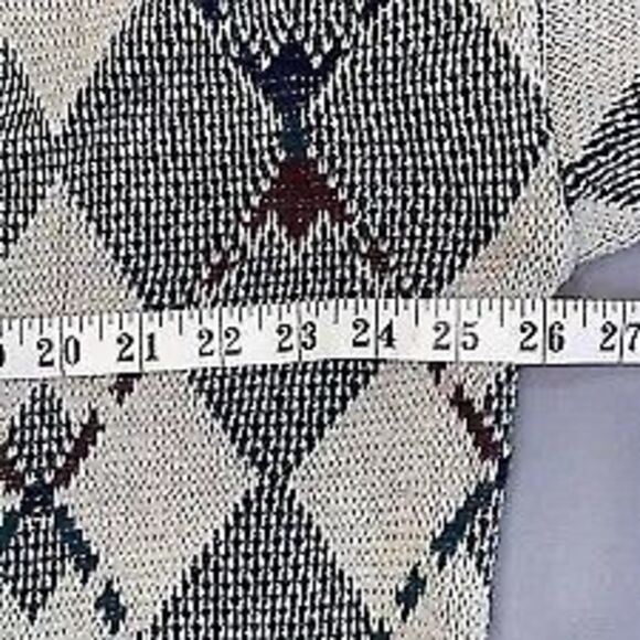 Vintage Jantzen Men’s Size Large Pullover Sweater Geometric Grandpa Made In USA - Picture 6 of 7